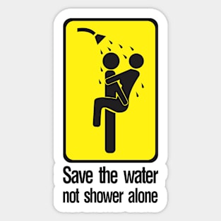 Save the water Sticker